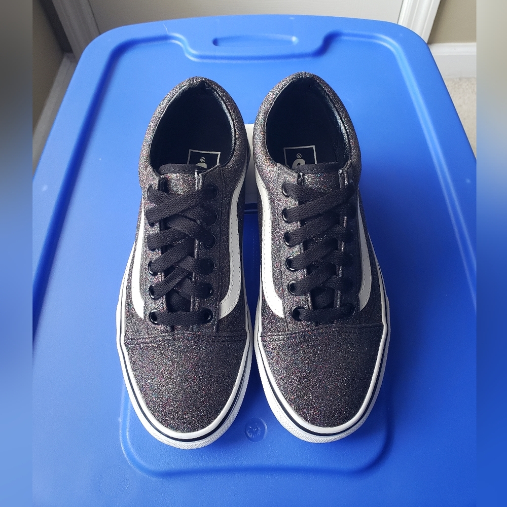 Rainbow Glitter Vans - image 1